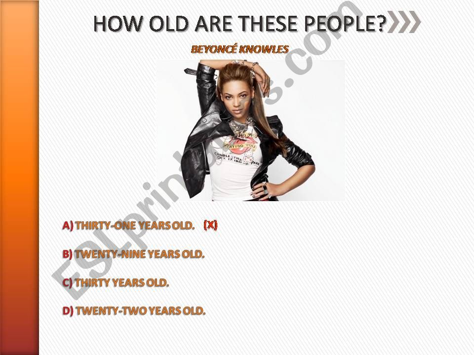 AGE + DATES powerpoint
