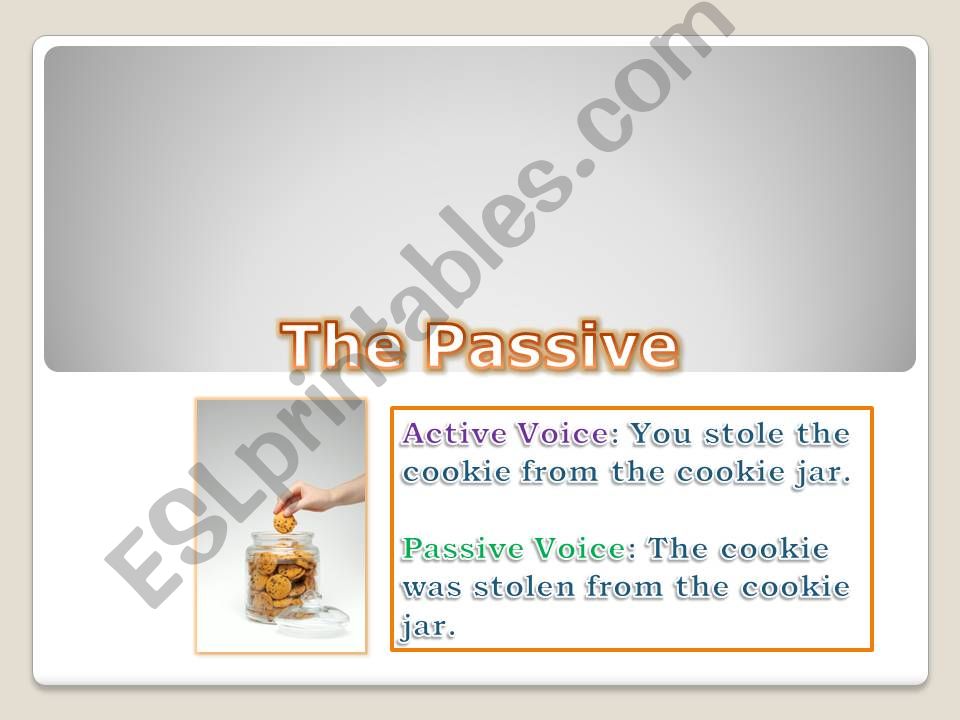 The Passive Voice powerpoint