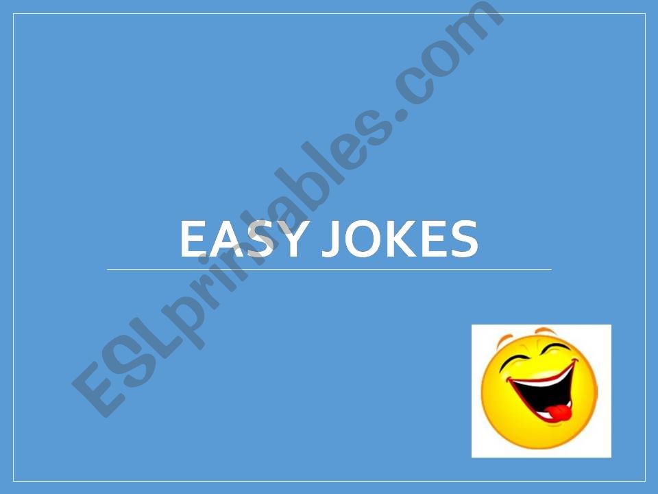 EASY JOKES powerpoint