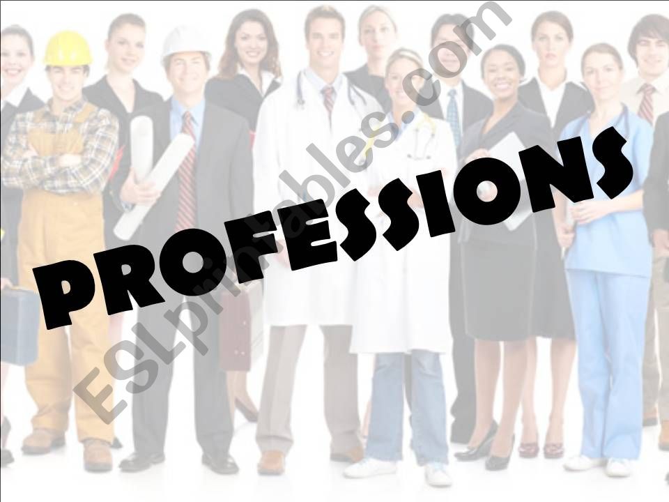 jobs/professions powerpoint
