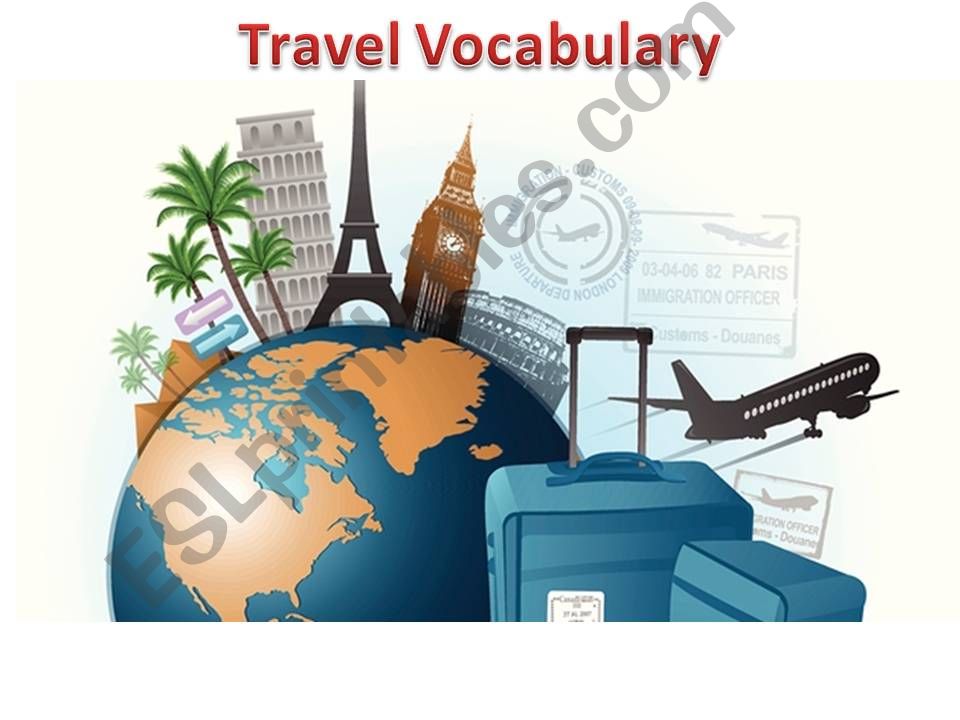 Travel Vocabulary powerpoint