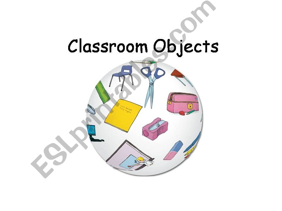 Classroom Objects powerpoint