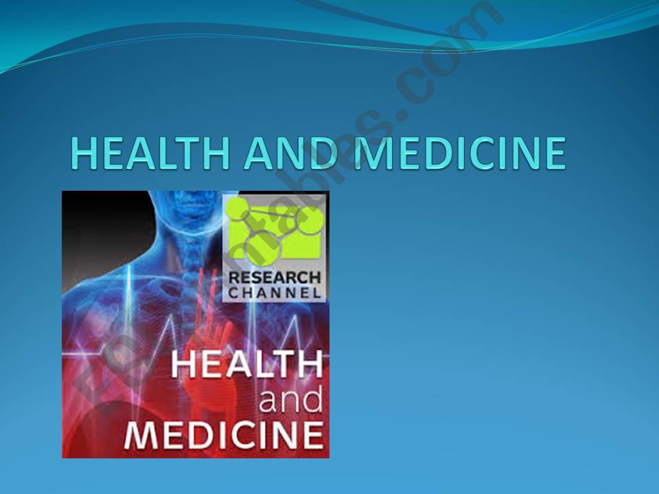 Health and Medicine powerpoint