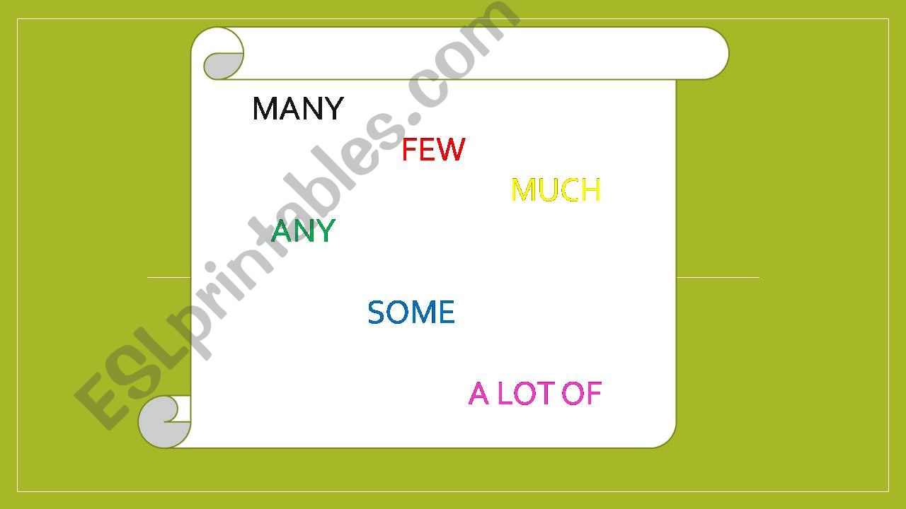 Quantifiers countable / uncountable