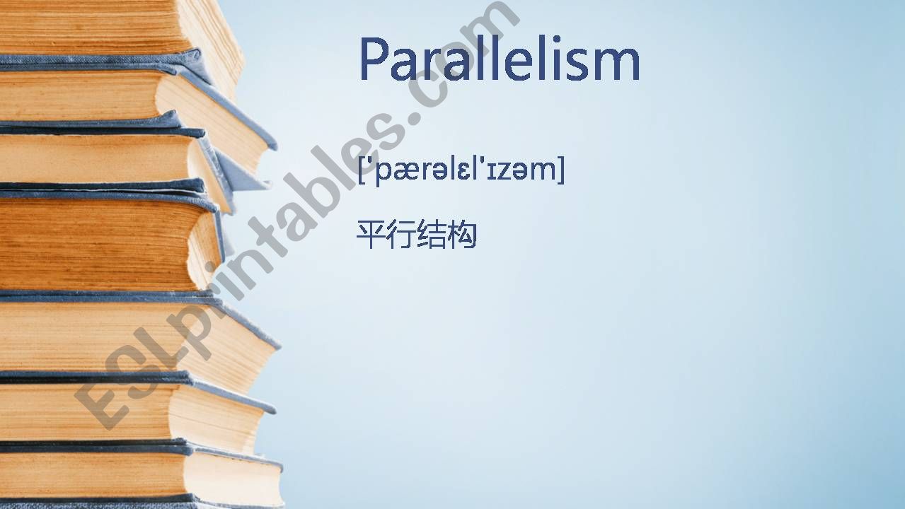 Parallelism powerpoint