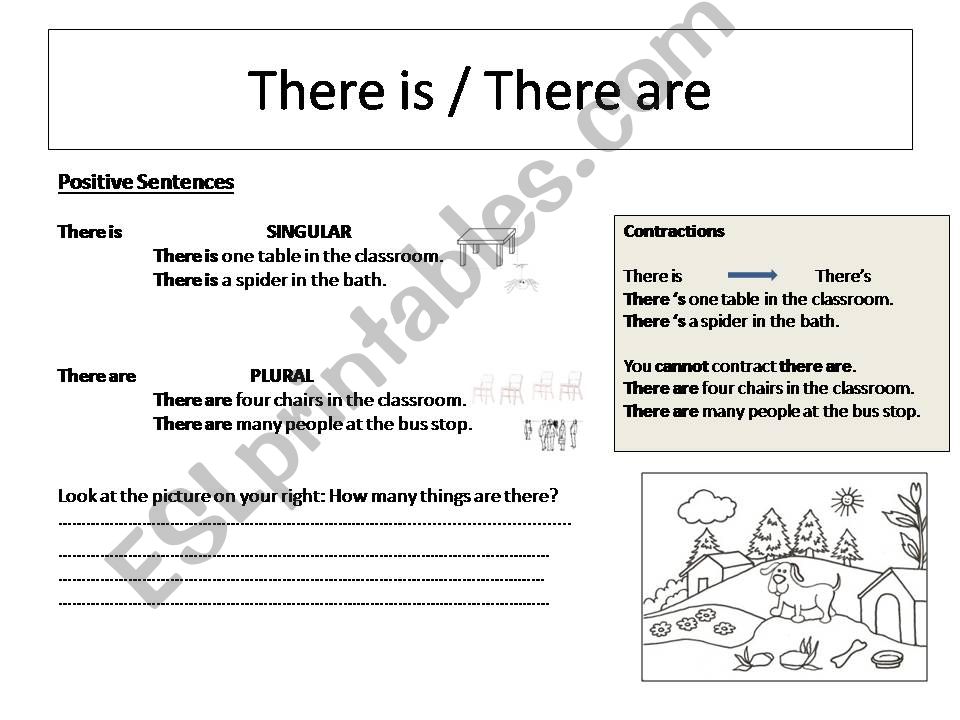 THERE IS / THERE ARE powerpoint