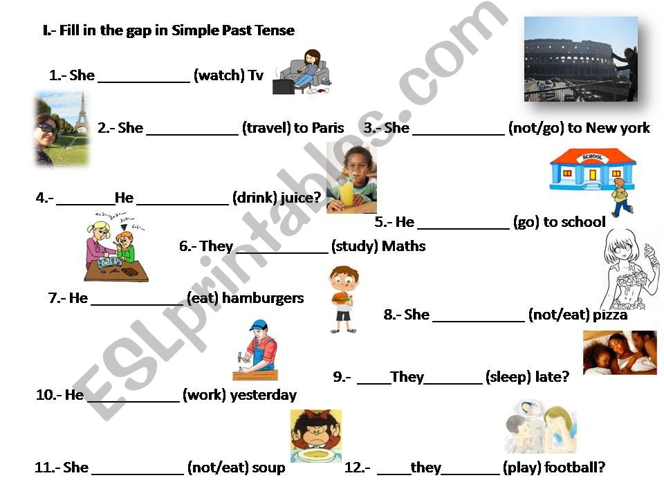 Simple Past Tense powerpoint