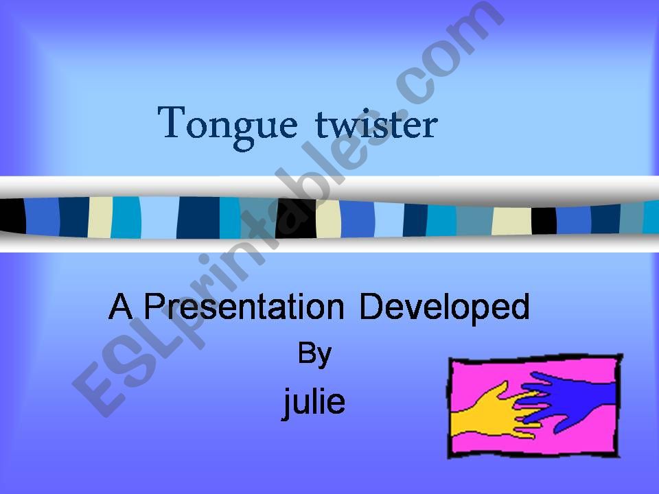 Tongue Twisters powerpoint