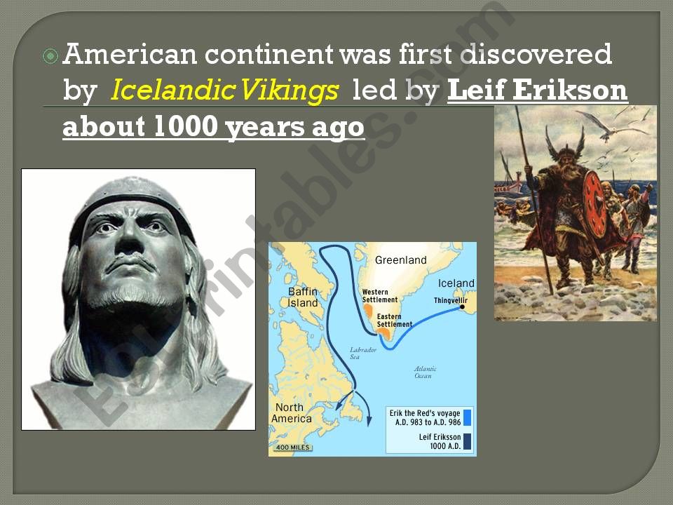 The USA - history powerpoint