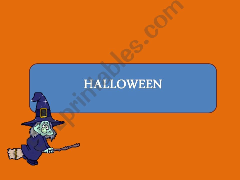 halloween  vocabulary powerpoint