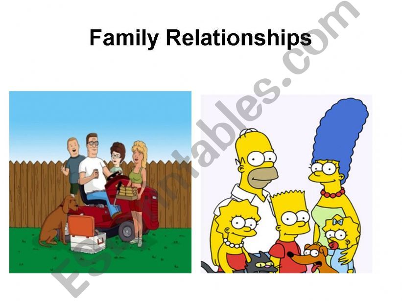 Family Relationships powerpoint