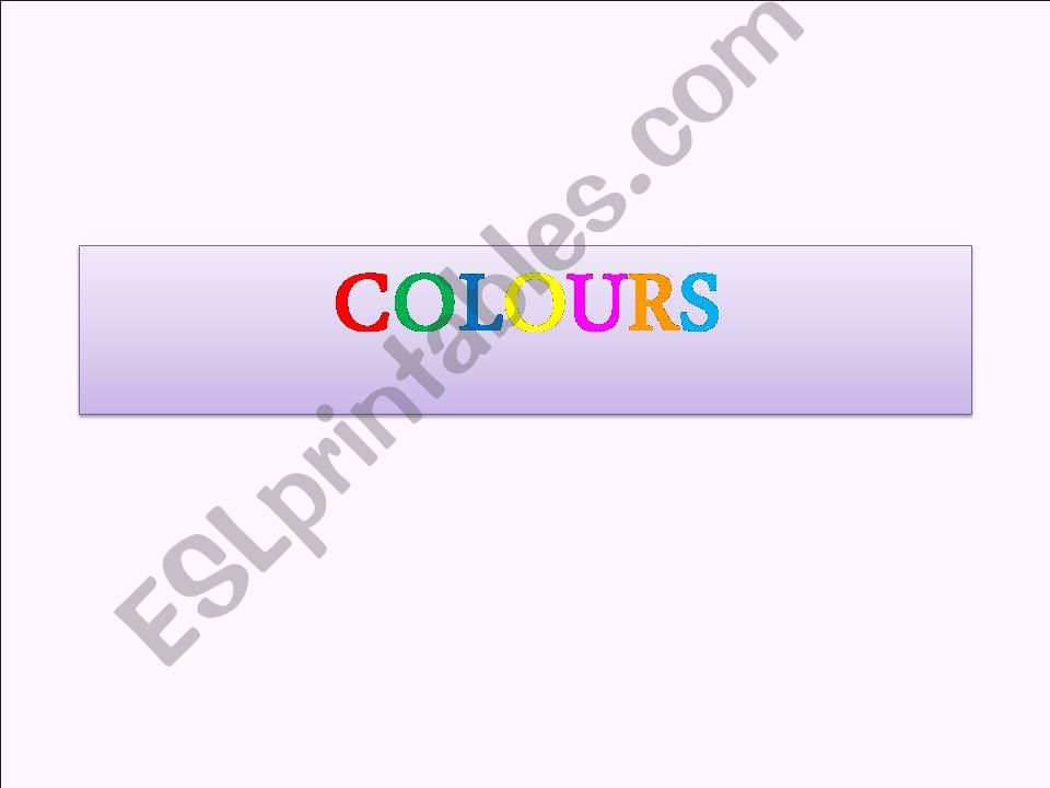 colours powerpoint