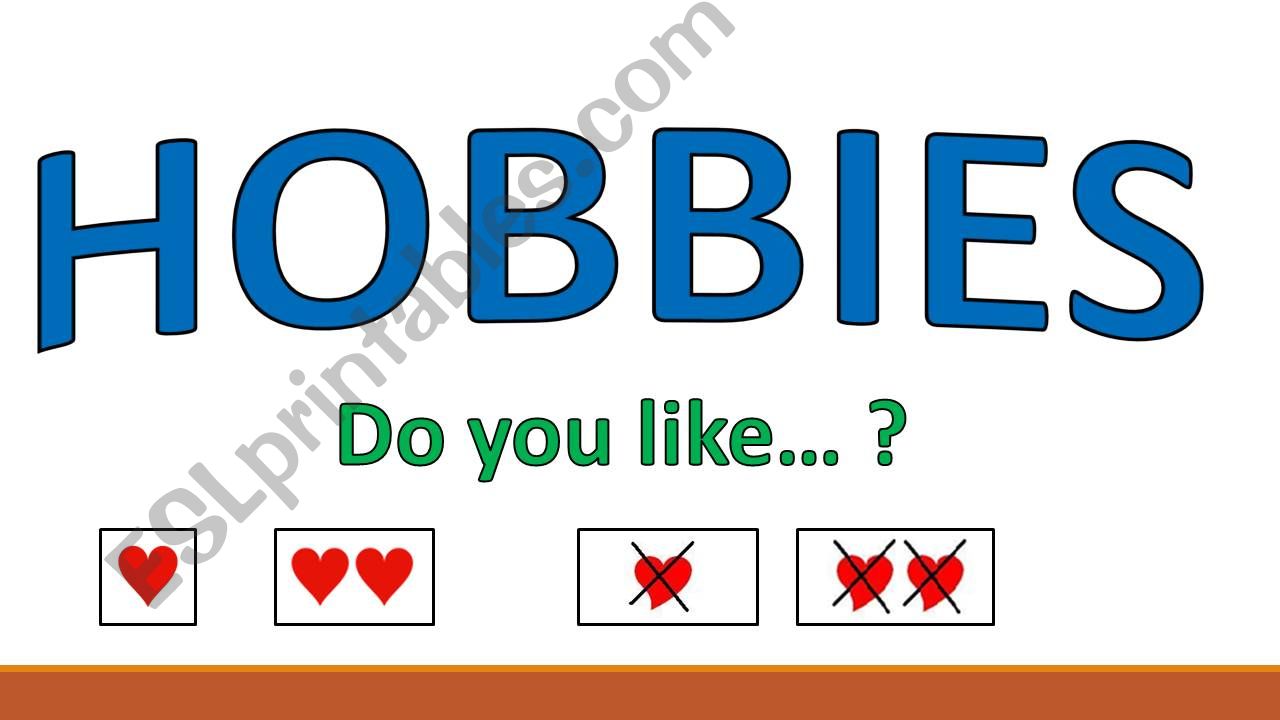 Hobbies powerpoint