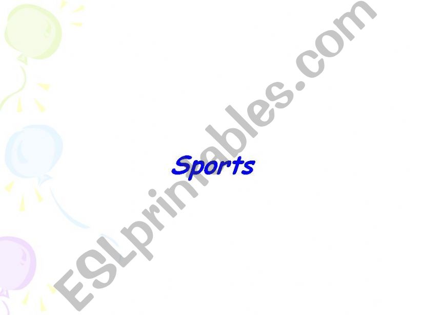 sports powerpoint