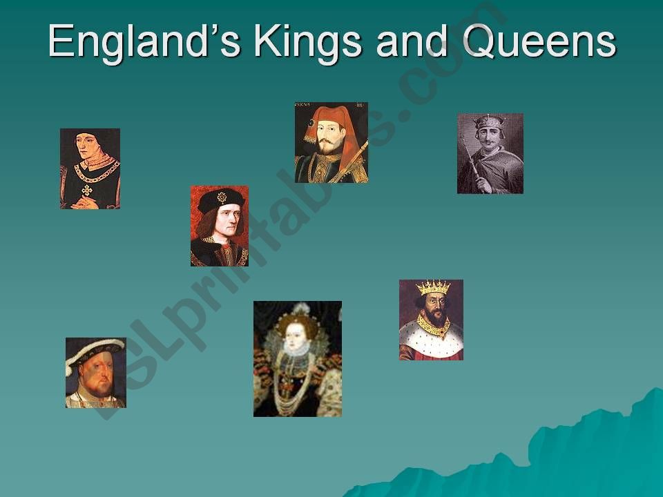 British Kings and Queens powerpoint