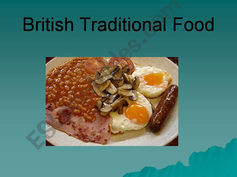 British Traditional Food powerpoint