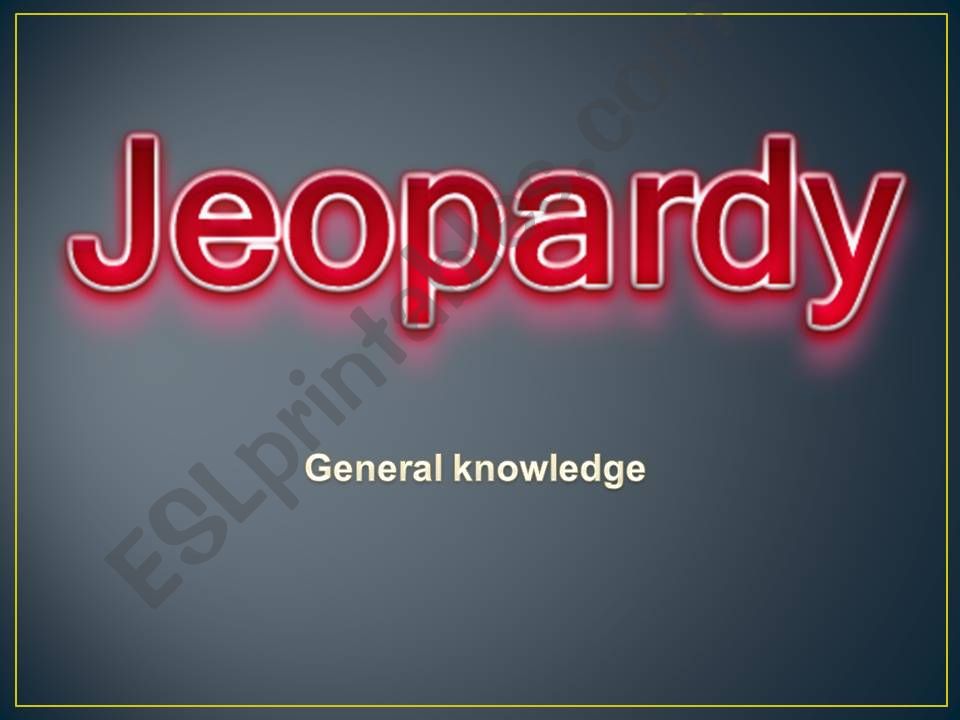 jeopardy powerpoint