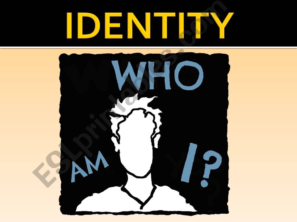 Who am I? powerpoint