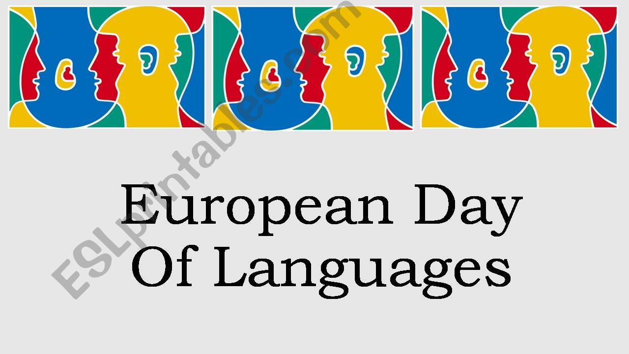 European Day of Languages powerpoint