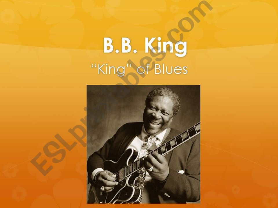 B.B. King powerpoint
