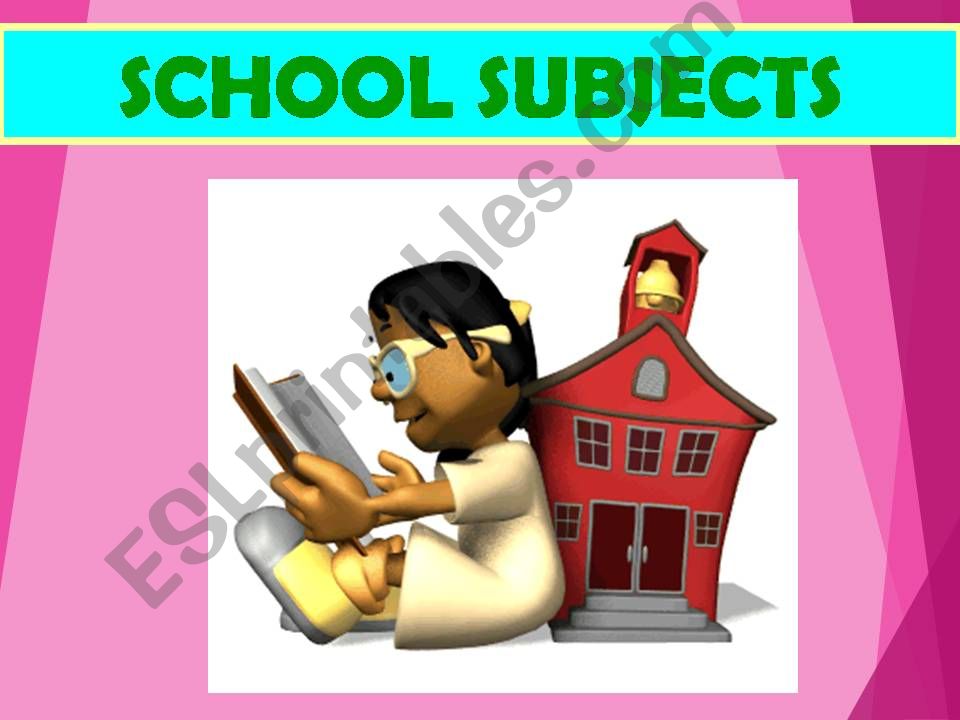 School subjects powerpoint