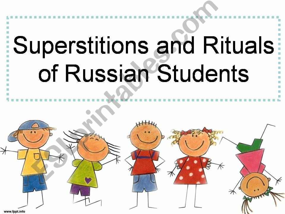 Superstitions of Russian Students