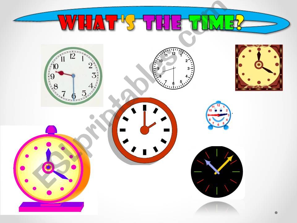 Whats the time? powerpoint