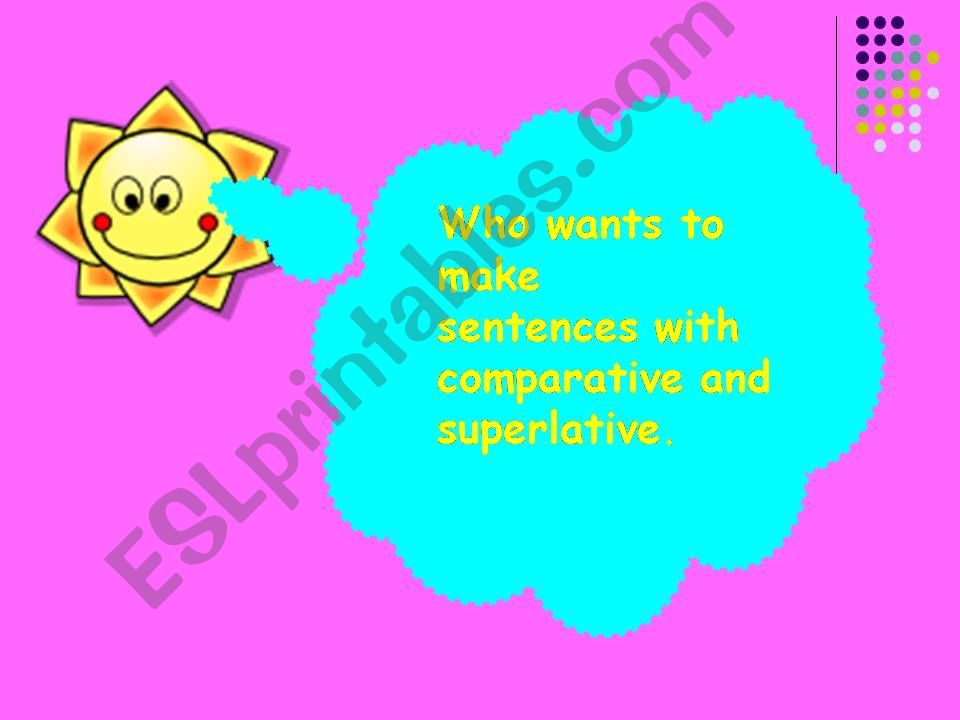 comparative and superlative powerpoint