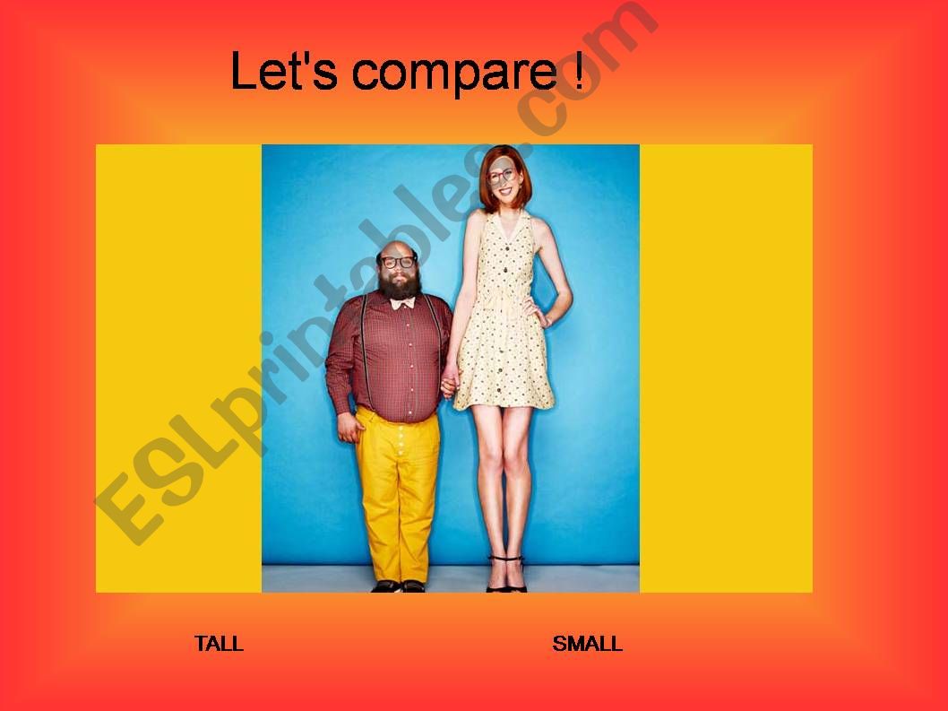 Comparatives powerpoint