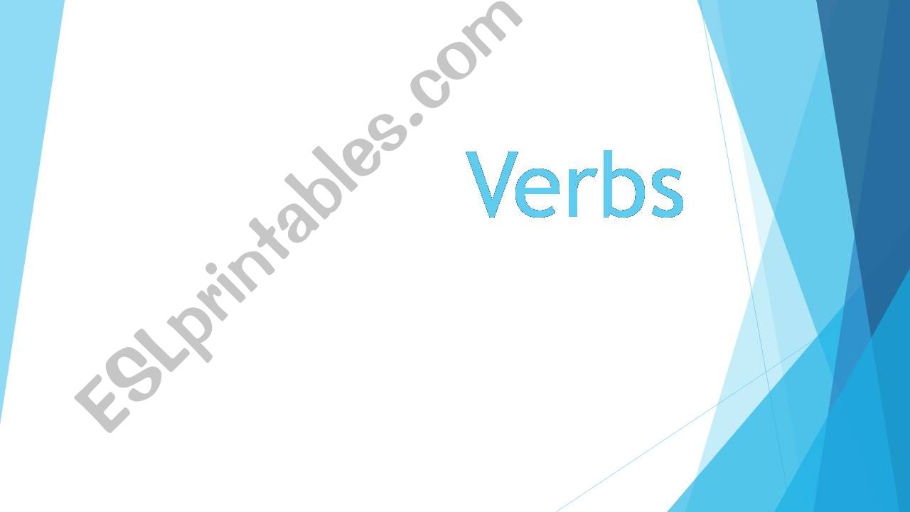 What is a verb? powerpoint
