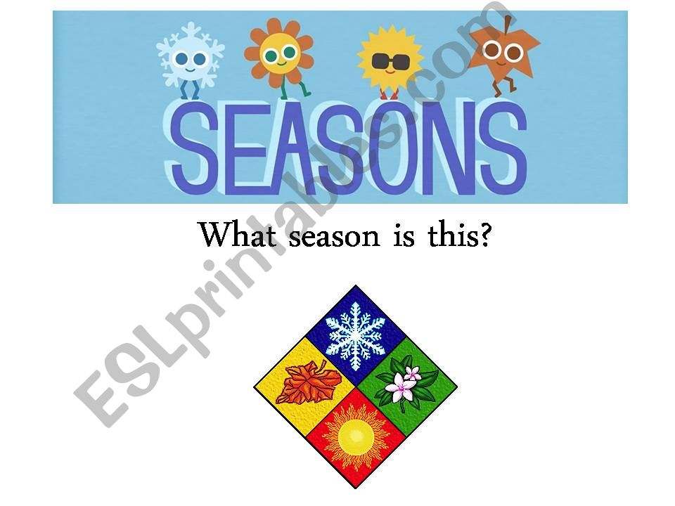 Months and Seasons  powerpoint