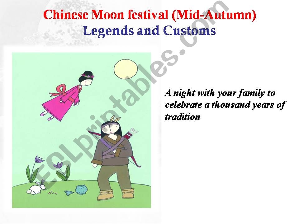 Chinese Moon festival (Mid-Autumn)     