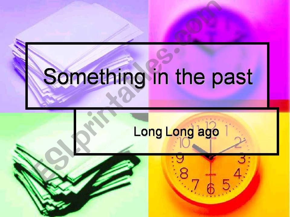Used to -Past habits powerpoint