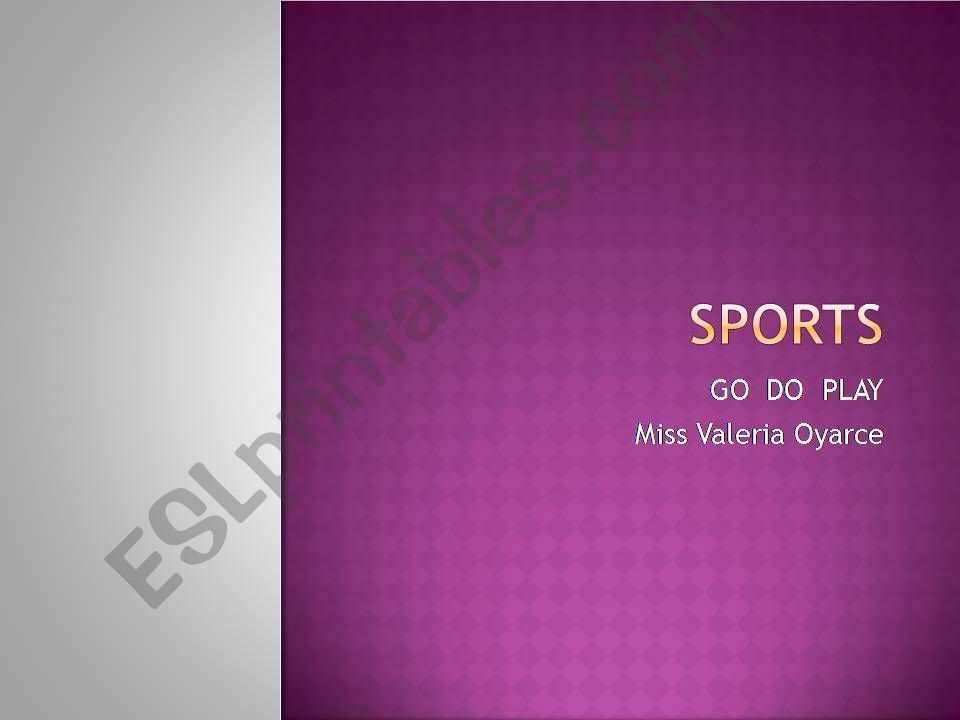 sports powerpoint