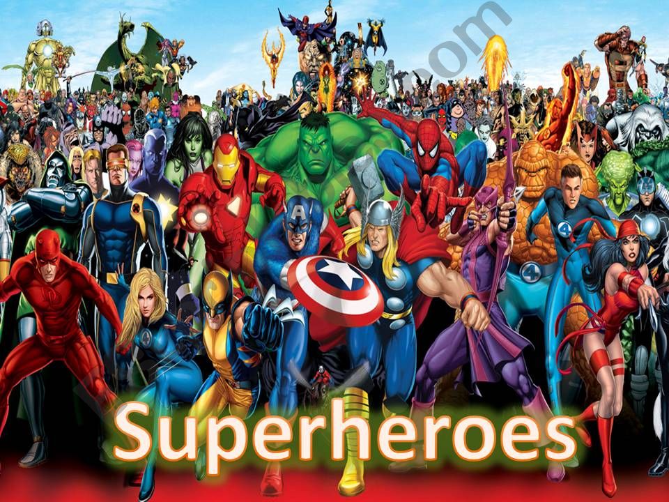 Superheroes powerpoint