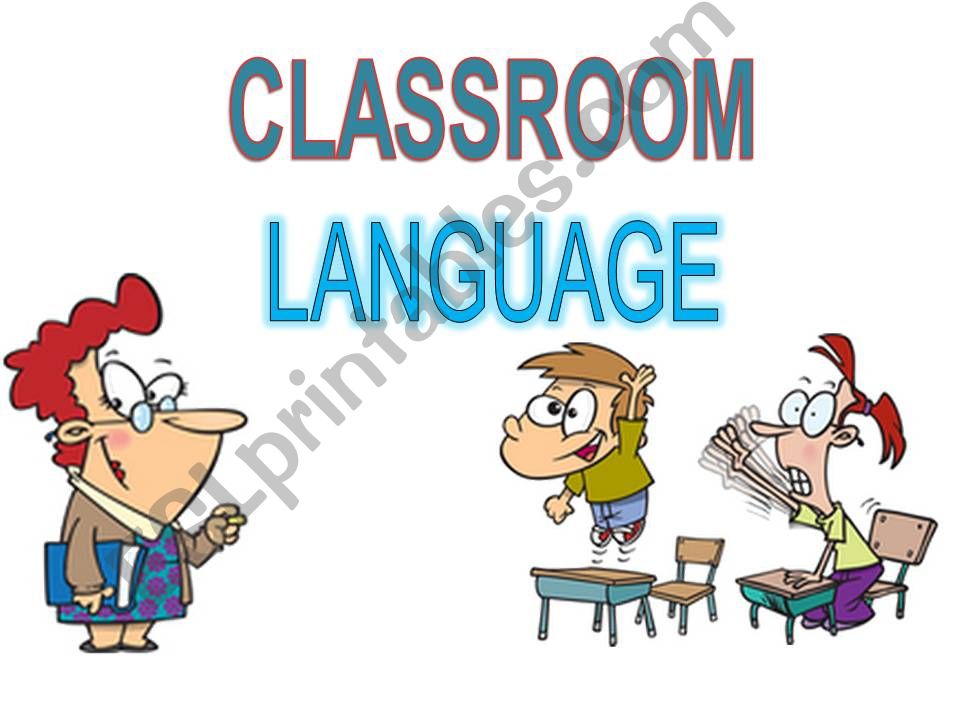 CLASSROOM LANGUAGE powerpoint