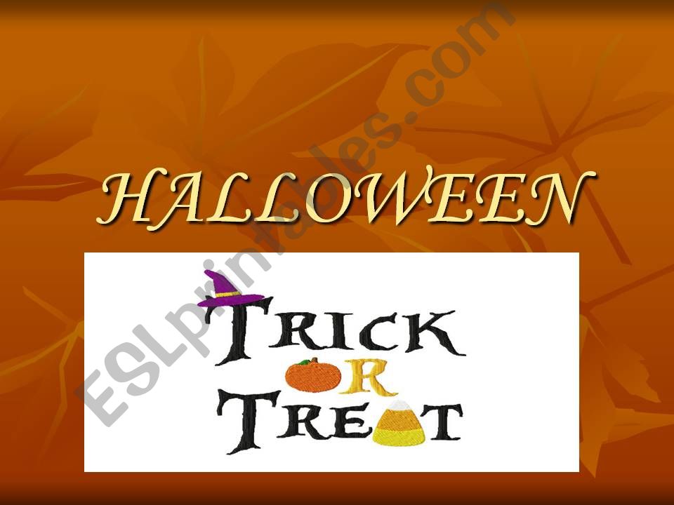 Halloween powerpoint