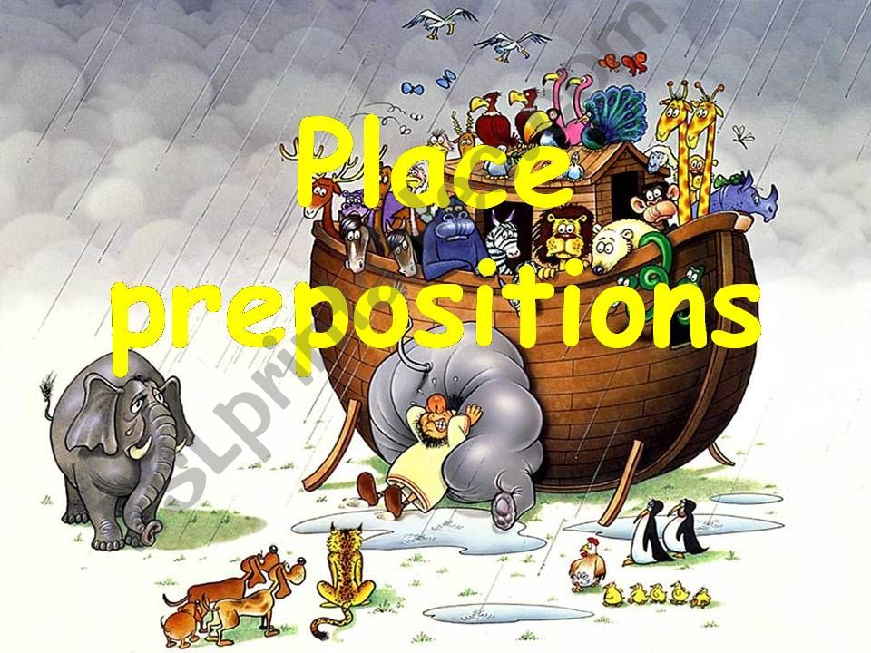 Animals place preposition powerpoint