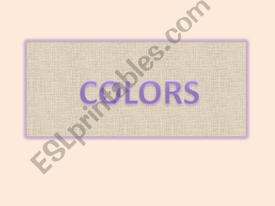 Colors powerpoint