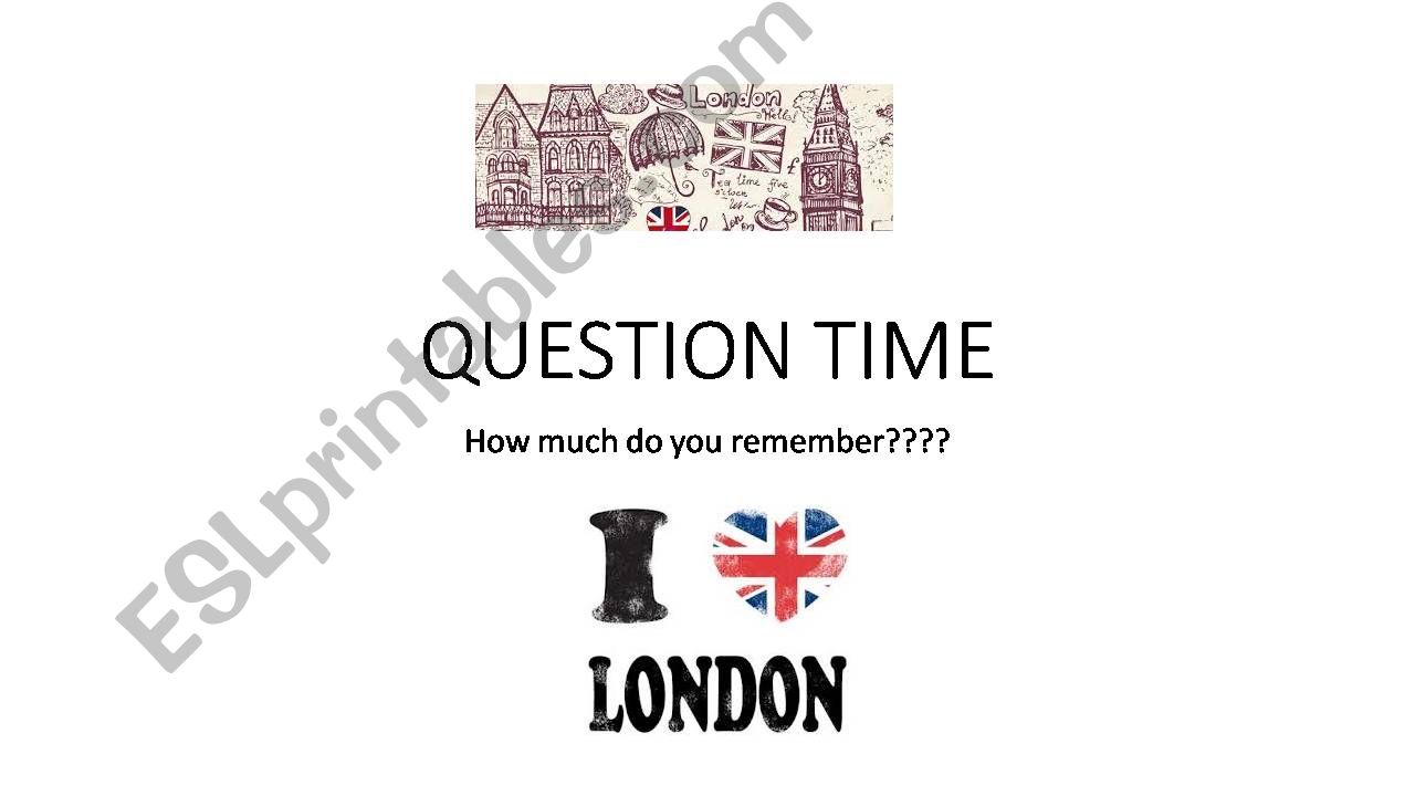 London - Questiontime powerpoint