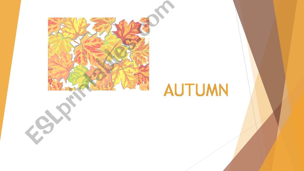 AUTUMN powerpoint