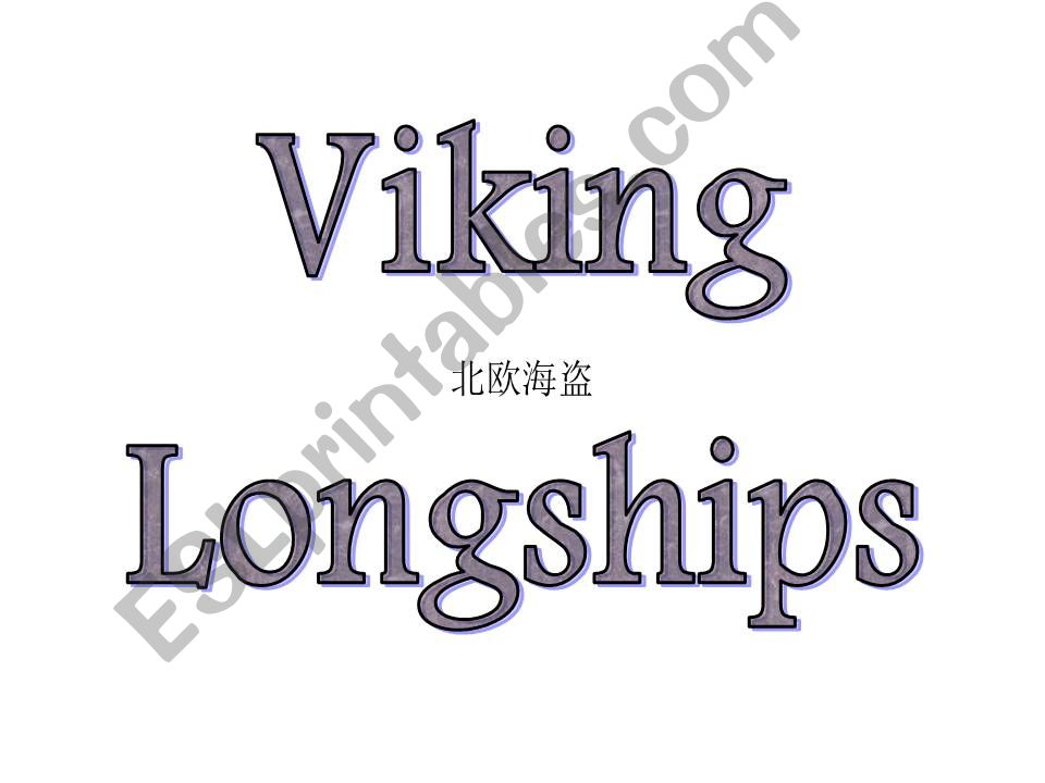 Vikings longships powerpoint