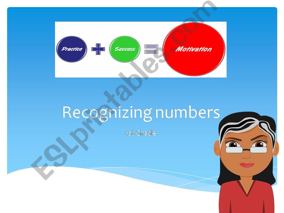 Recognizing the numbers powerpoint