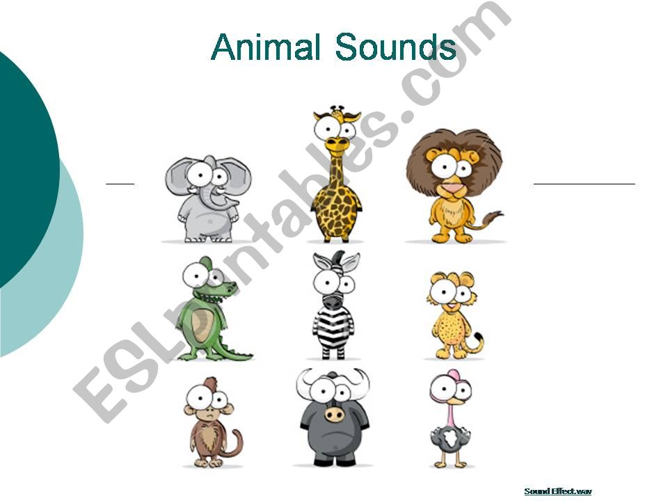 animal sound powerpoint