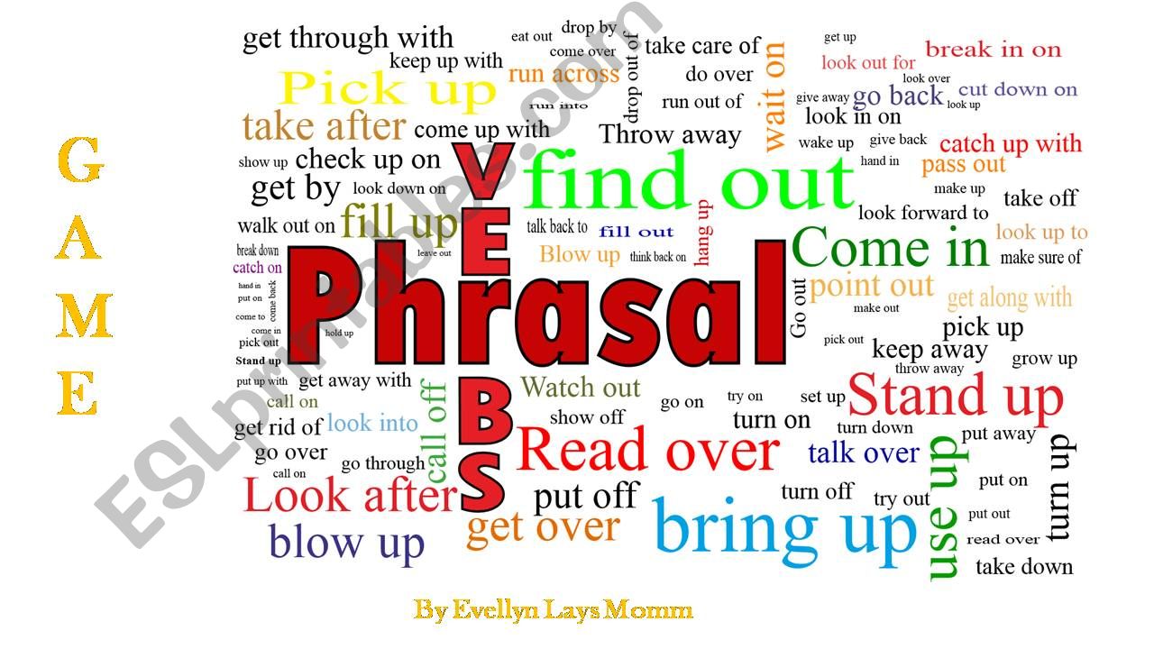 Phrasal Ver game powerpoint