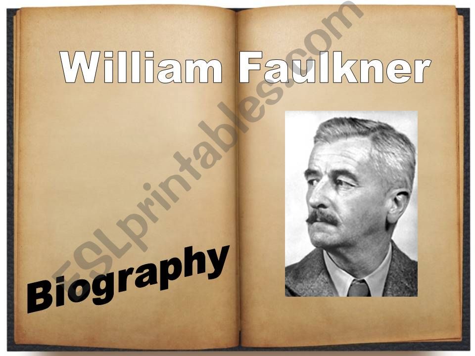 William Faulkner Biography powerpoint