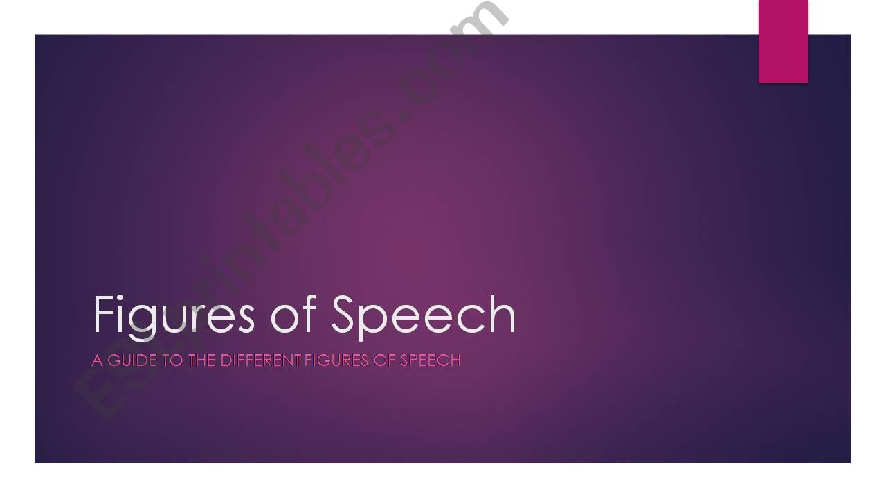 Figures of Speech powerpoint