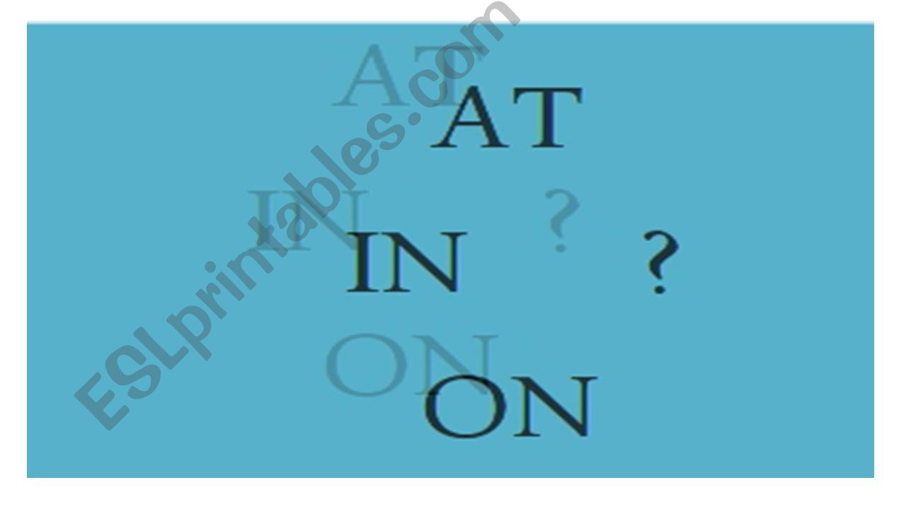 prepositions of time powerpoint