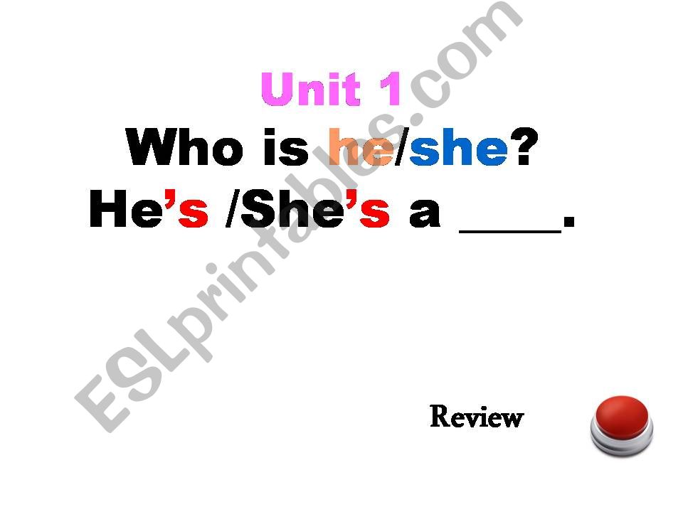 Who is he/she? powerpoint