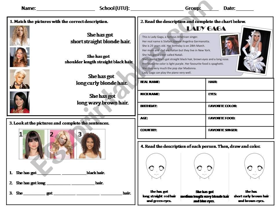 Describing people powerpoint